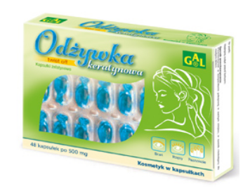 Gal kapsułki z odżywką keratynową, 48 szt.