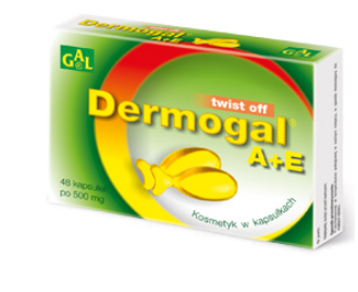  Dermogal A+E 500 mg 48 kapsułek
