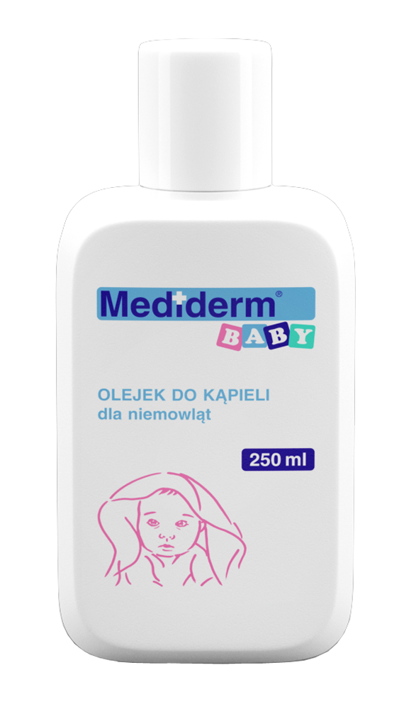 Mediderm Baby, olejek do kąpieli dla niemowląt, 250 ml