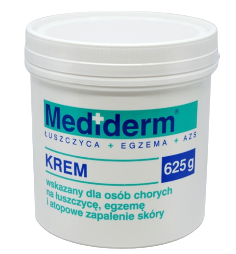 Mediderm krem pielęgnujący na łuszczycę, egzemę, pudełko 625g