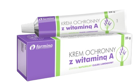 Farmina krem ochronny z witaminą A, z olejkiem lawendowym, 25 g