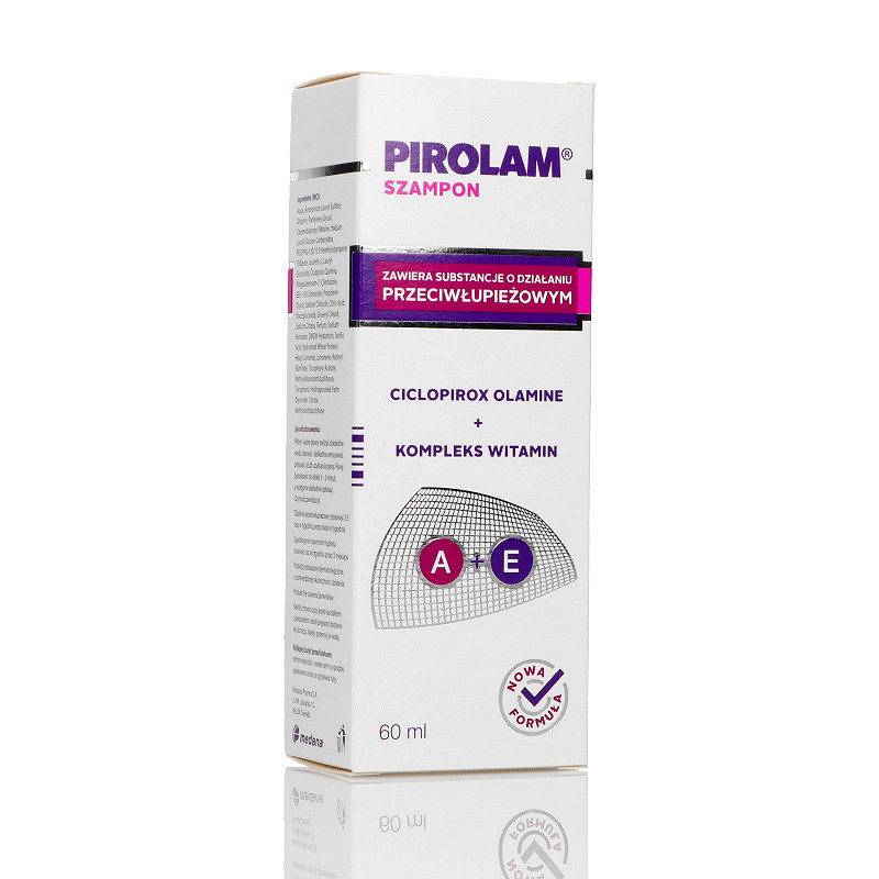 Pirolam szampon, przeciwłupieżowy, butelka 60 ml