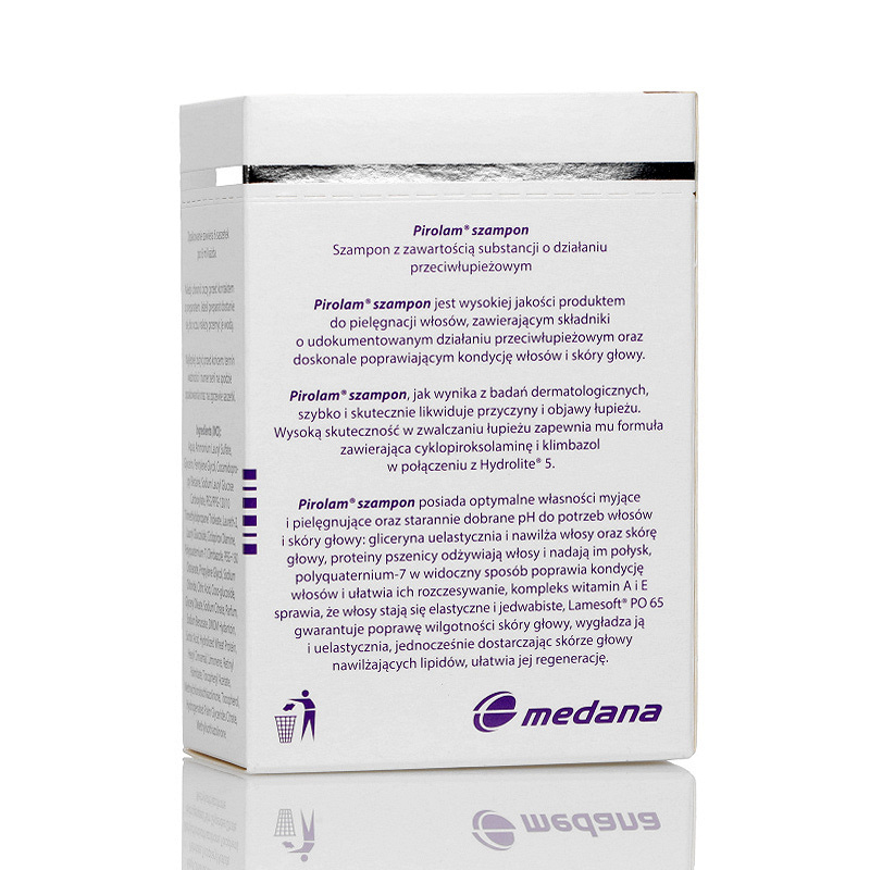 Pirolam szampon, przeciwłupieżowy, 6 sasz. x 6 ml KRÓTKA DATA 31.03.2026