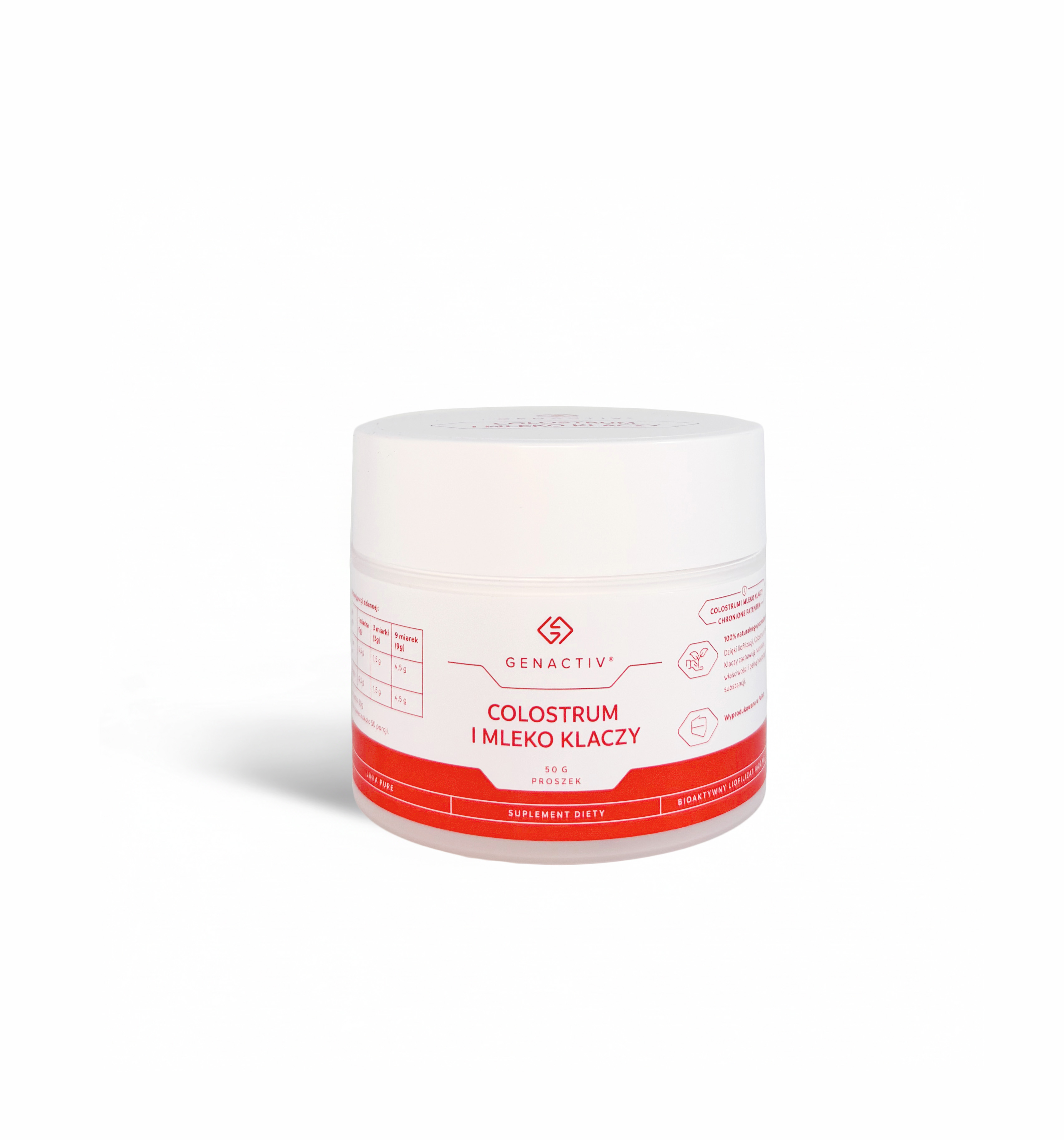 Genactiv Colostrum I Mleko Klaczy, proszek, 50 g