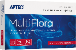 Multi Flora APTEO kapsułki ze składnikami uzupełniającymi mikroflorę jelitową, 20 szt.