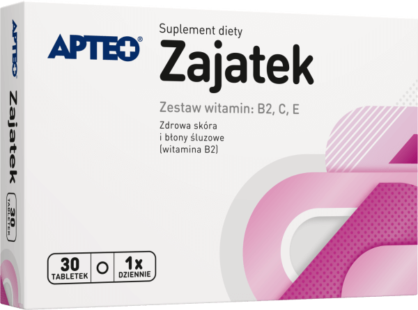 Zajatek APTEO, tabletki ze składnikami na zdrową skórę i błony śluzowe, 30 szt.