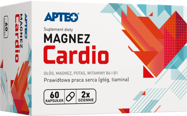 Magnez Cardio APTEO kapsułki ze składnikami wspierającymi prawidłową pracę serca, 60 szt.
