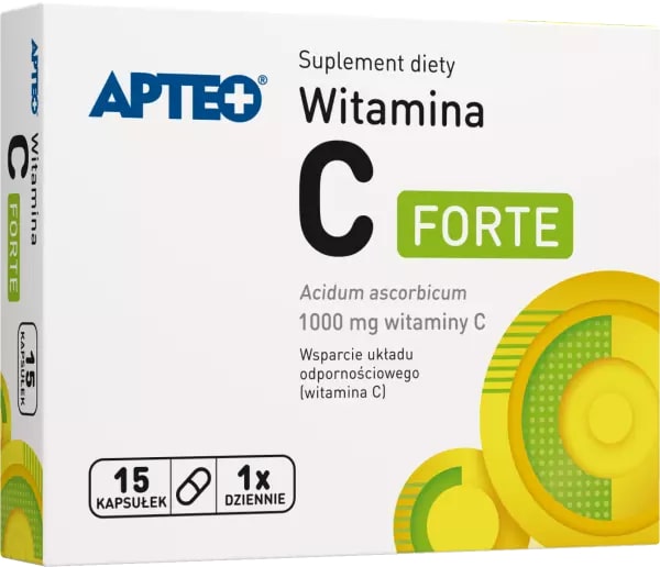Witamina C FORTE, kapsułki z witaminą C, 15 szt.