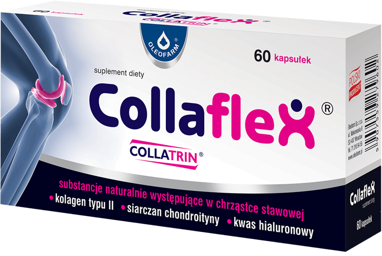 Collaflex, kapsułki ze składnikami wspierającymi kondycję kości, 60 szt.