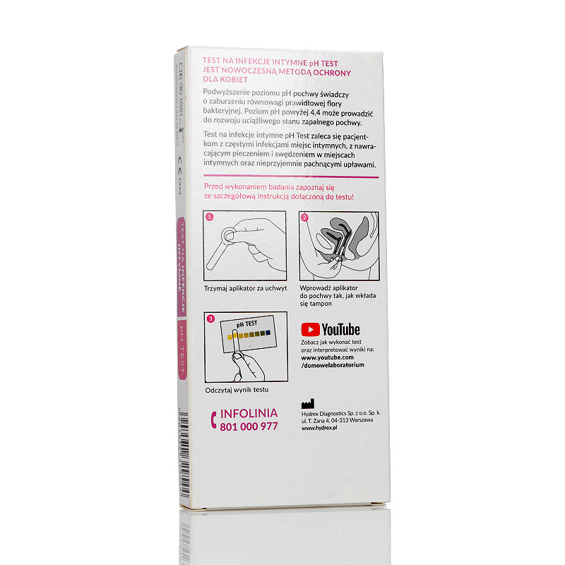 PH Test , test do badania pH pochwy, 2 szt.