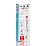 Termometr bezrtęciowy szklany Controly, 1 szt.
