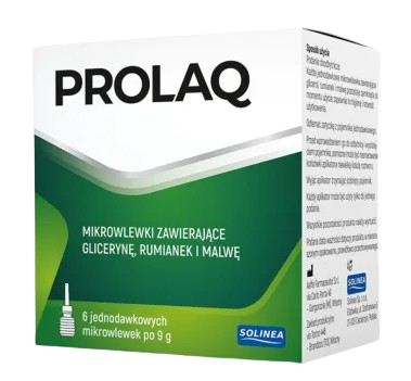 Prolaq mikrowlewki doodbytnicze, 6 szt. x 9 g