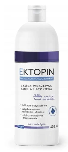 Ektopin, emulsja do kąpieli z ektoiną, 400 ml