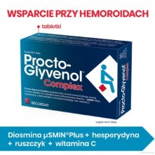 Procto-Glyvenol Complex, tabletki dla osób, które cierpią z powodu hemoroidów, 30 szt.