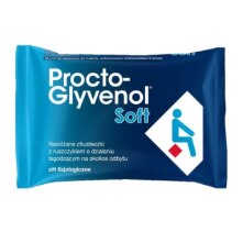 Chusteczki nawilżające Procto-Glyvenol Soft , z ruszczykiem dla osób z hemoroidami, 30 szt.