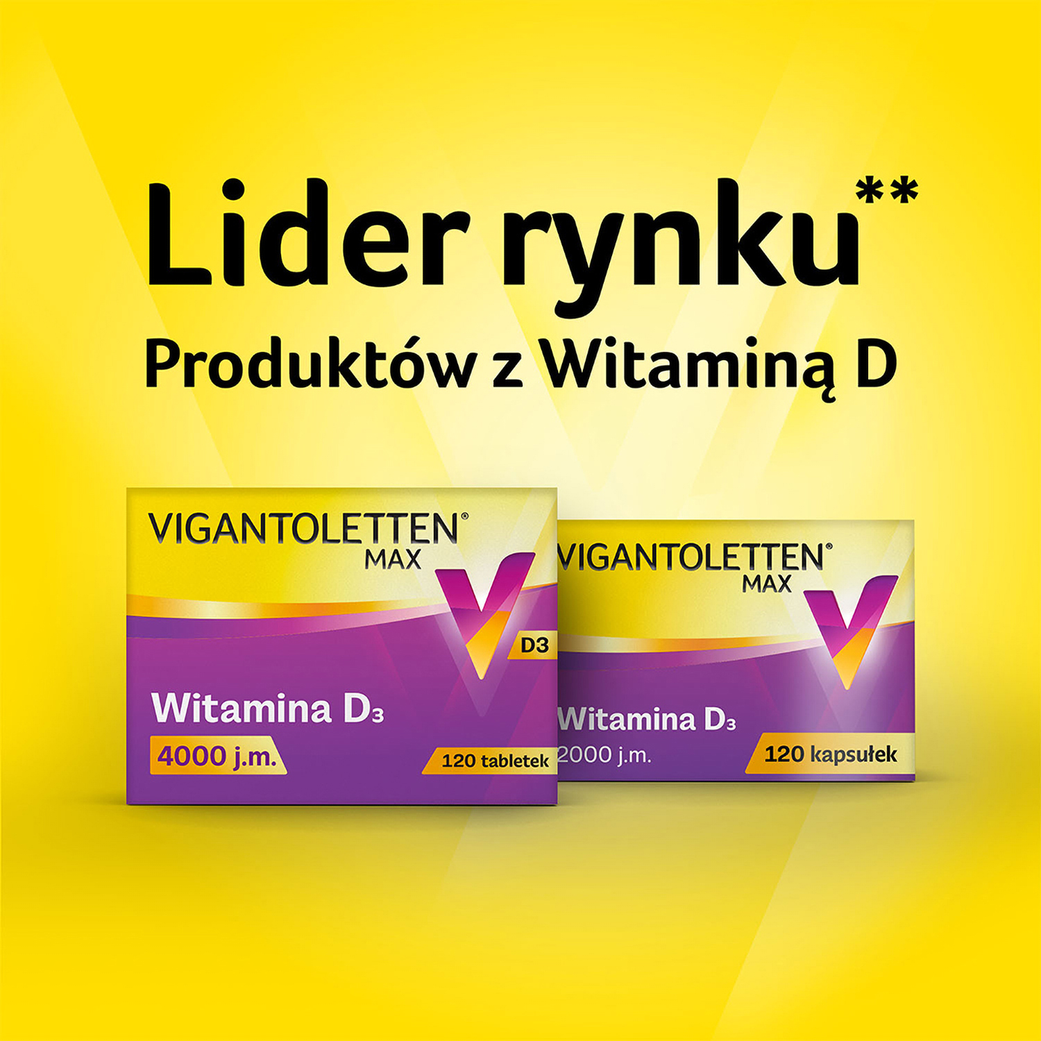 Vigantoletten Max 2000 j.m, kapsułki z witaminą D, 120 szt.