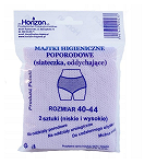 Majtki higieniczne poporodowe jednorazowe, rozmiar 40-44, 2 szt.