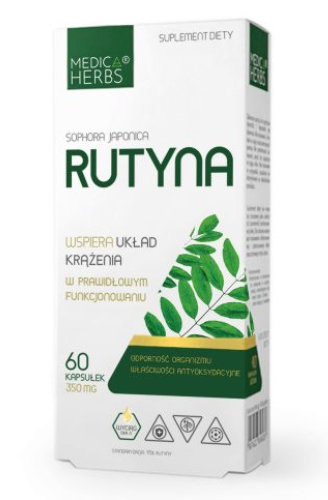 Medica Herbs Rutyna, 60 kapsułek