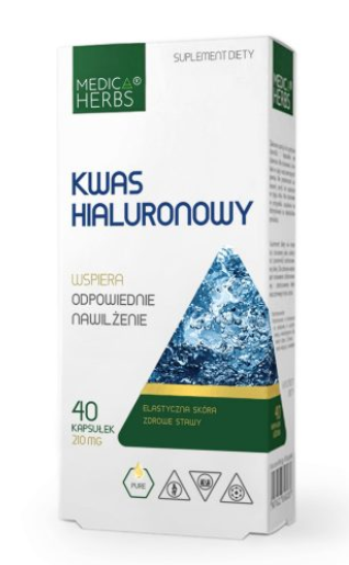 Medica Herbs Kwas Hialuronowy, 40 kapsułki