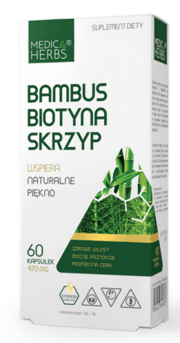 Medica Herbs Bambus Biotyna Skrzyp, 60 kapsułek