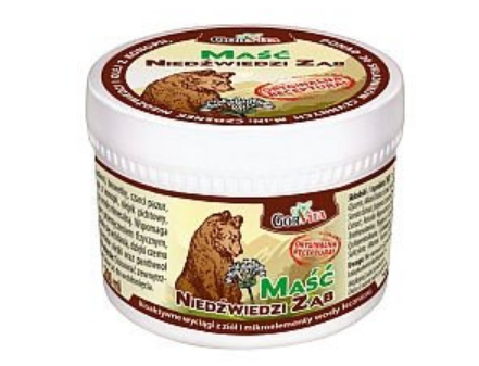 Niedźwiedzi ząb maść na bóle mięśni i stawów, 200 ml