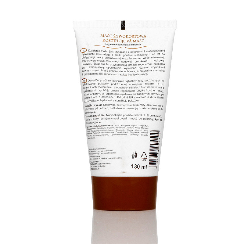 Maść żywokostowa, maść do pielęgnacji skóry podrażnionej, 130 ml