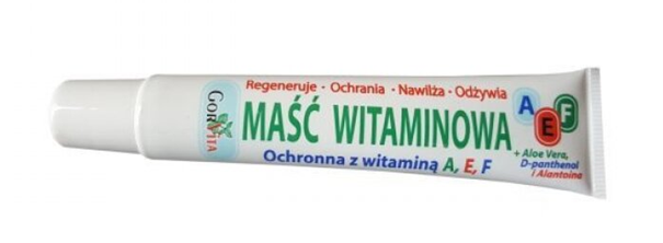 Maść Witaminowa A,E,F, maść łagodząca podrażnienia, 20 ml