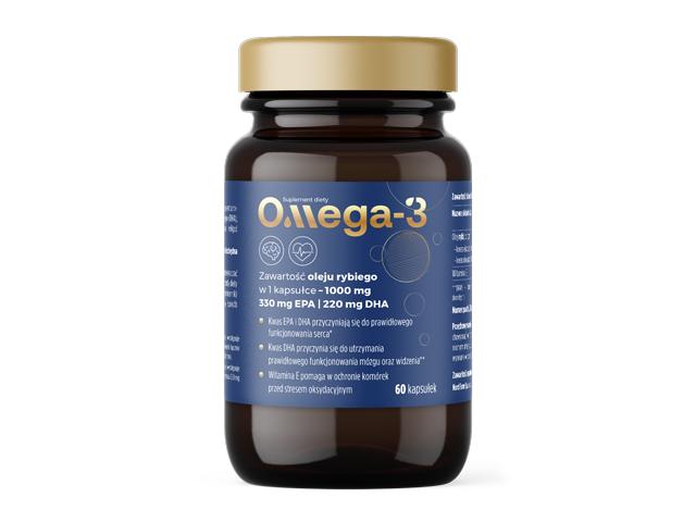 Omega-3, kapsułki, 60 szt. KRÓTKA DATA 31.07.2025