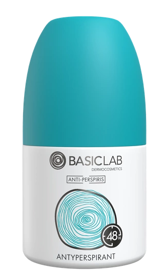 BASICLAB Antyperspirant 48 h, roll-on, 60 ml