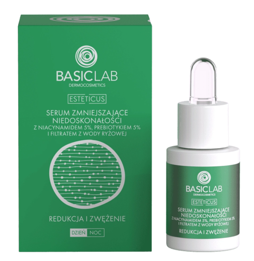 BasicLab, serum zmniejszające niedoskonałości, 15 ml