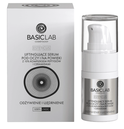 BasicLab liftingujące serum pod oczy i na powieki, 15 ml