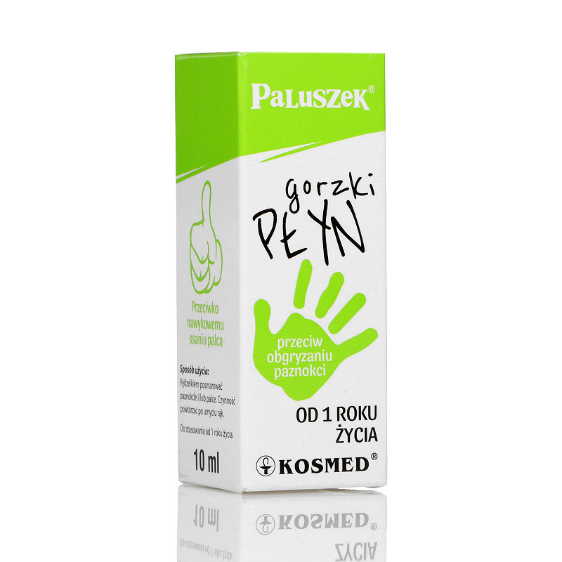 Paluszek,  gorzki płyn przeciw obgryzaniu paznokci, 10 ml