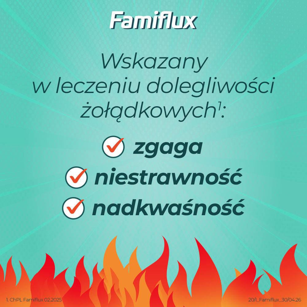 Famiflux 20 mg, 30 tabletek powlekanych
