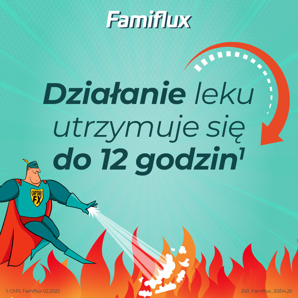 Famiflux 20 mg, 30 tabletek powlekanych