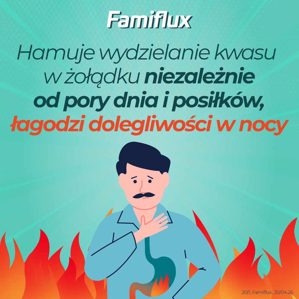 Famiflux 20 mg, 30 tabletek powlekanych