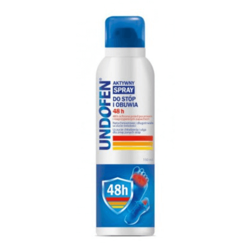 UNDOFEN ,  Spray aktywny 48h do stóp i obuwia, 150 ml