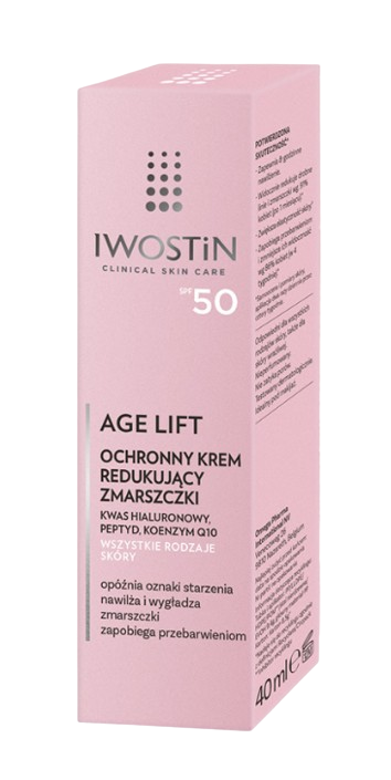 Iwostin Age Lift ochronny krem redukujący zmarszczki z filtrem SPF 50, 40 ml