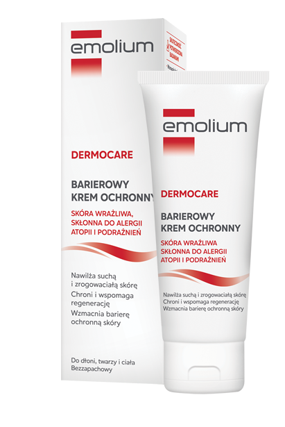 Emolium Dermocare Krem barierowy, krem ochronny, 75 ml