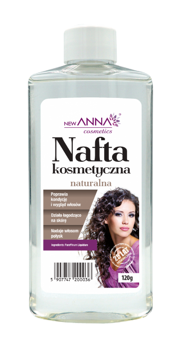 Nafta Kosmetyczna Naturalna pielęgnująca i ułatwiająca rozczesywanie, 160 ml