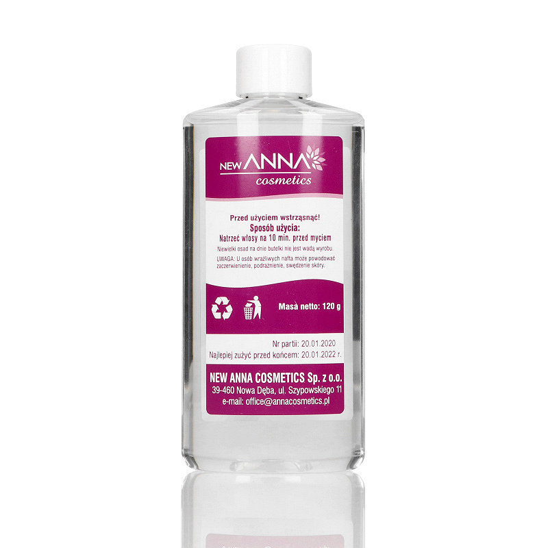 Nafta kosmetyczna, płyn poprawiający kondycję włosów, butelka 160 ml