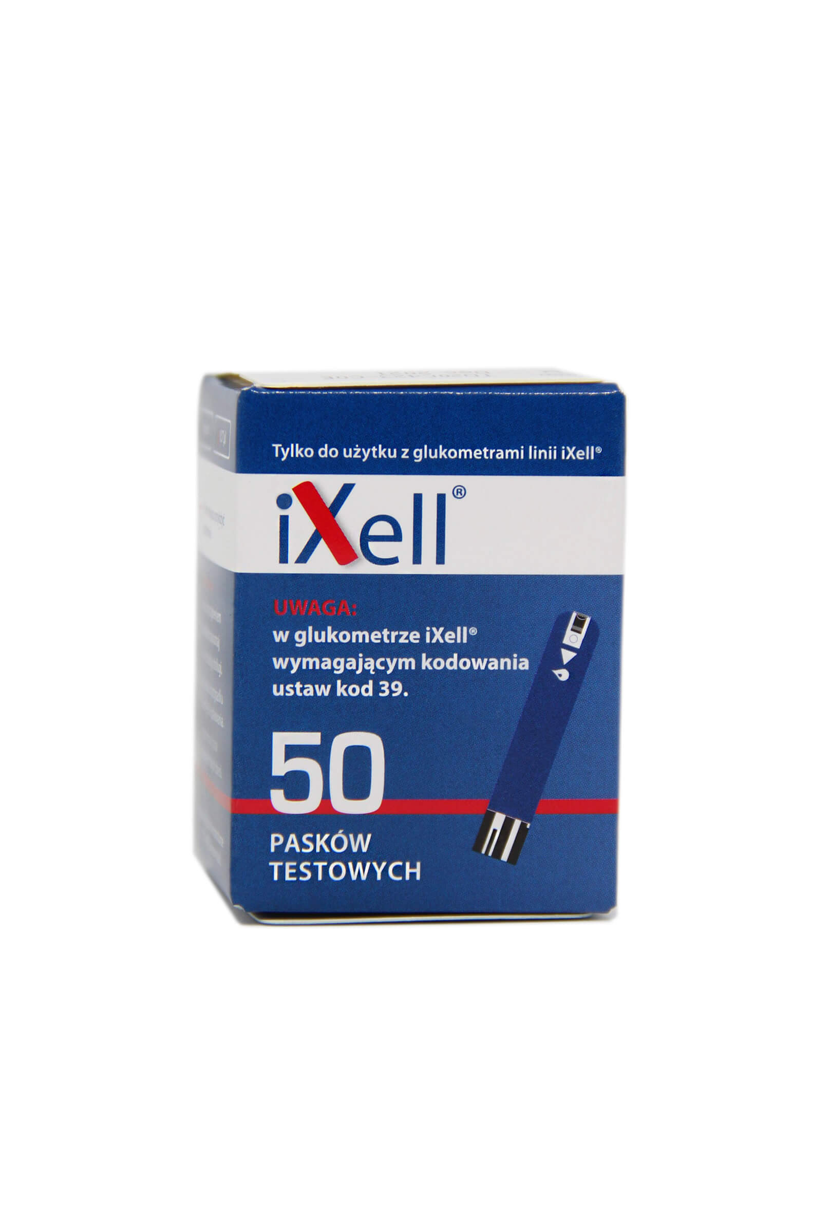 iXell, test paskowy do pomiaru cukru, 50 szt.