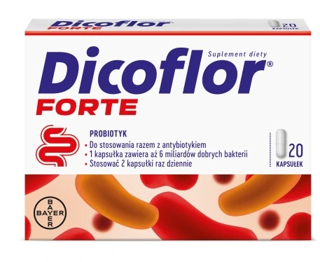 Dicoflor Forte, 20 kapsułek