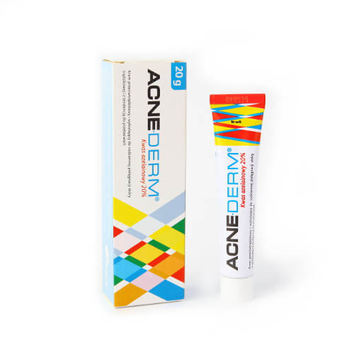 Acne-Derm 20%, krem przeciwtrądzikowy i rozjaśniający, 20 g