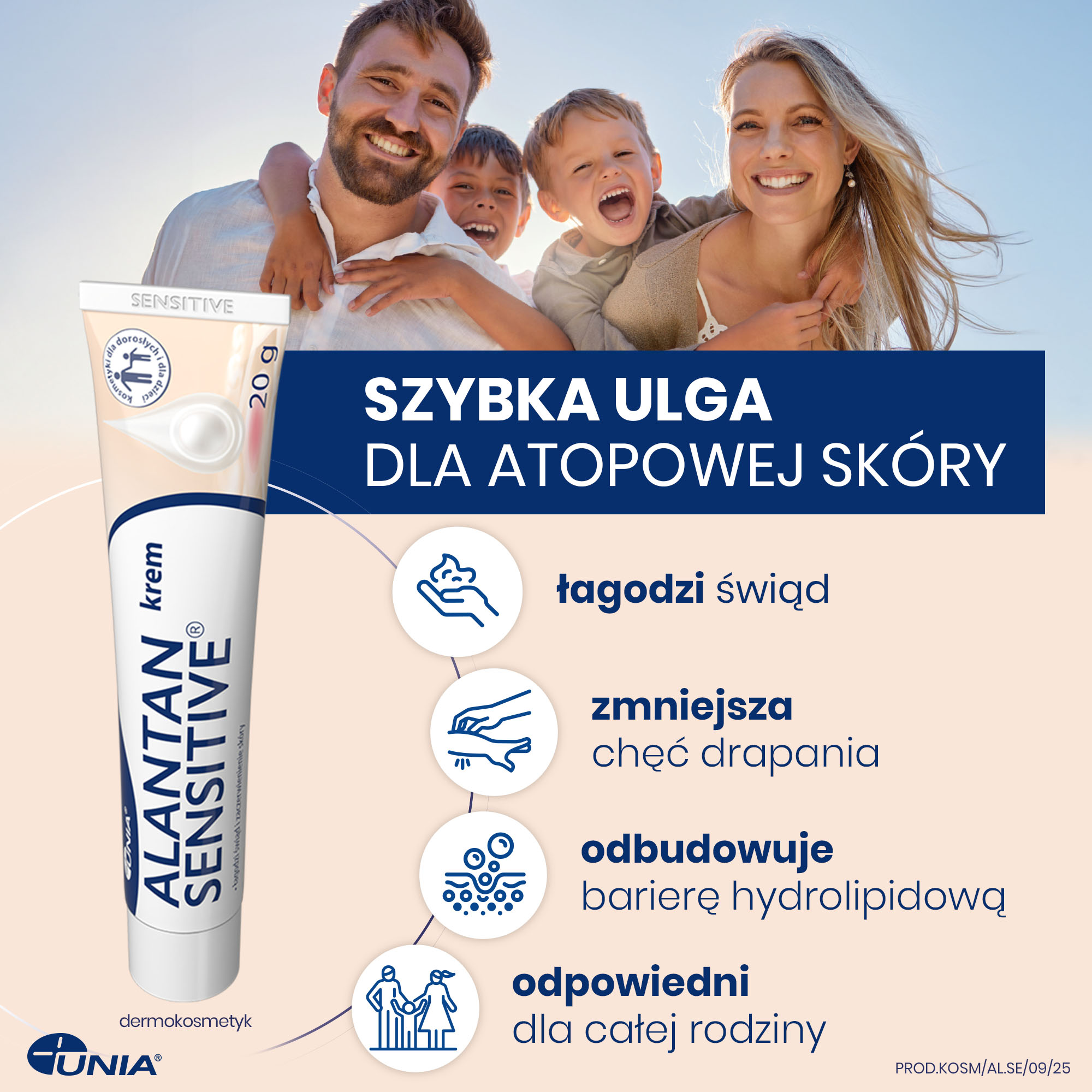 Alantan Sensitive , krem przeznaczony do skóry suchej, 20 g