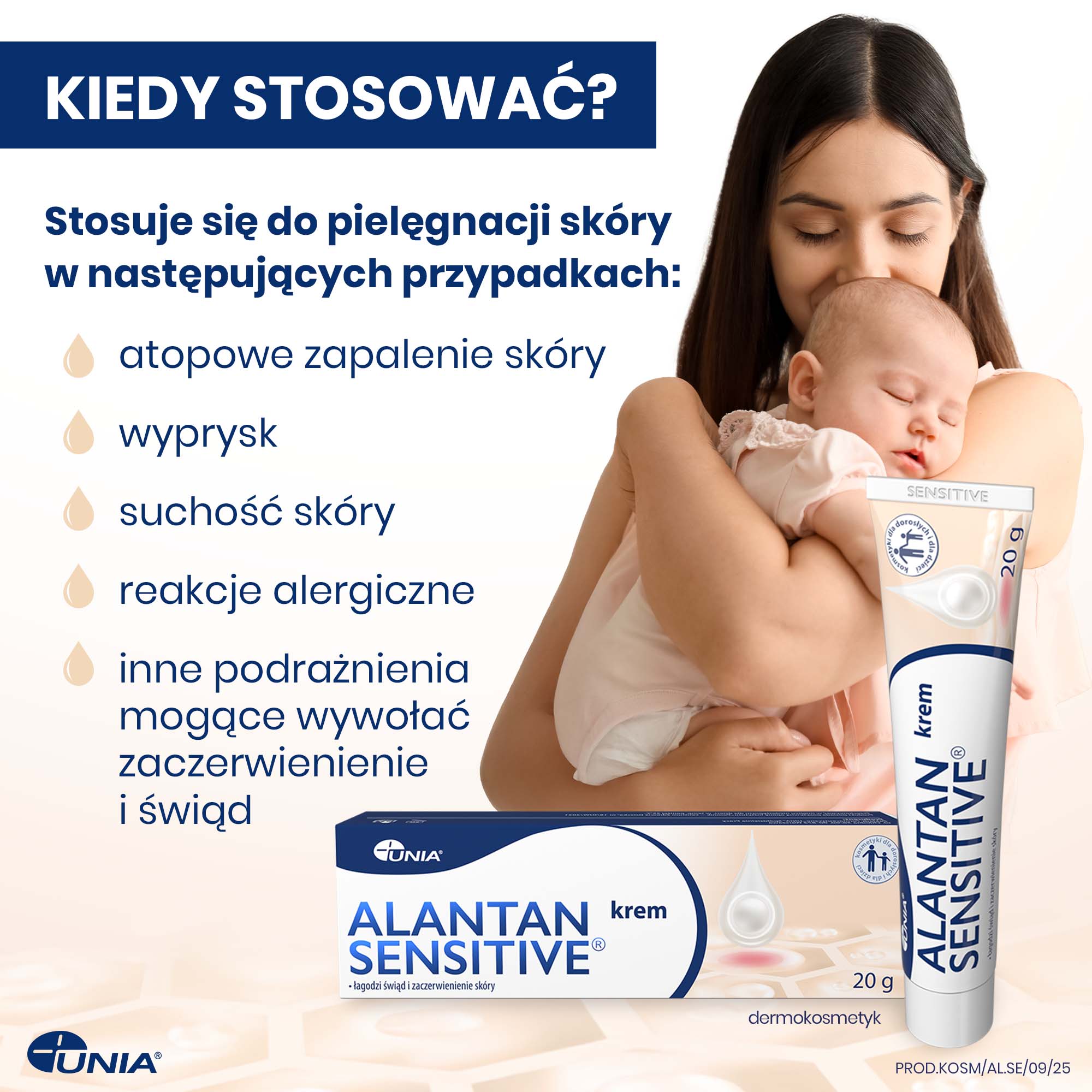 Alantan Sensitive , krem przeznaczony do skóry suchej, 20 g