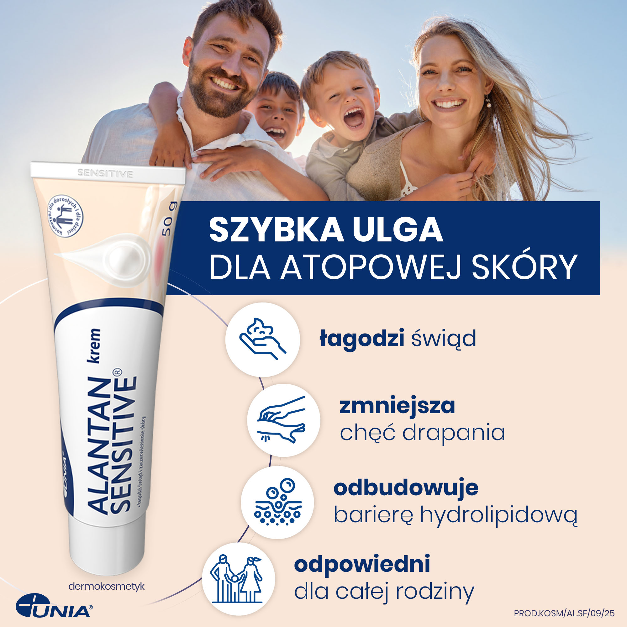 Alantan Sensitive , krem przeznaczony do skóry suchej, 50 g