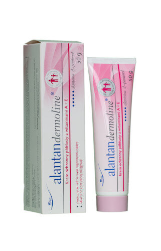 Alantandermoline krem ochronny półtłusty z witaminami A + E do pielęgnacji skóry, tuba 50 g