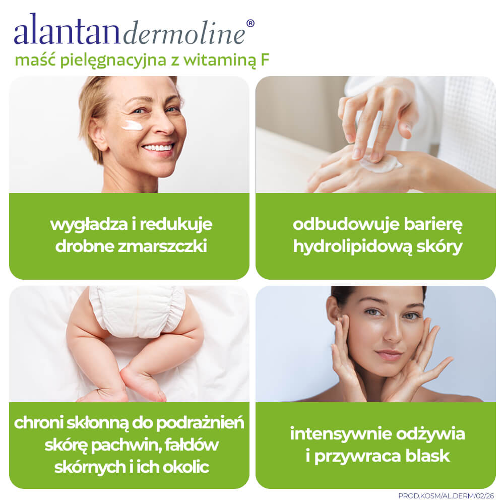 Alantandermoline, maść pielęgnacyjna z witaminą F, 50 g