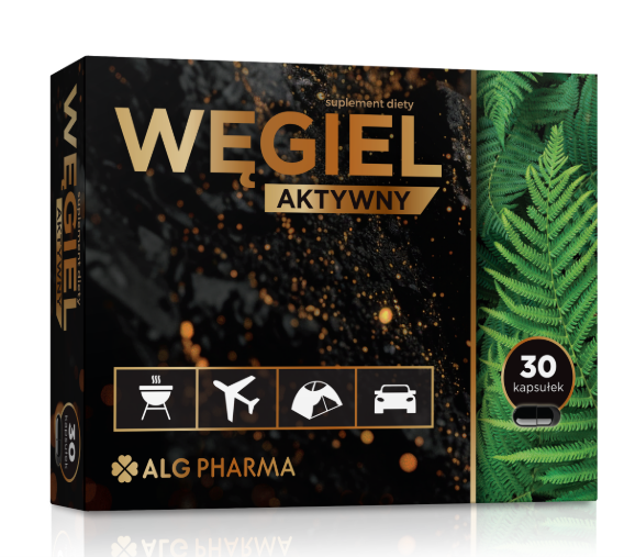 Alg Pharma Węgiel aktywny, 30 kapsułek