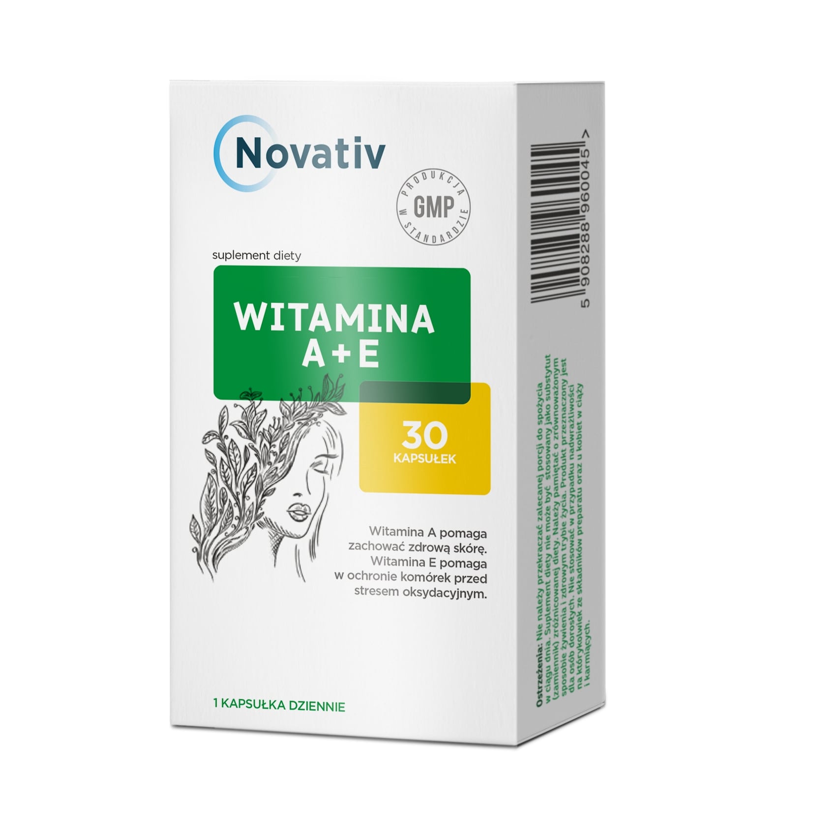 Novativ Witamina A + E, kapsułki , 30 szt.